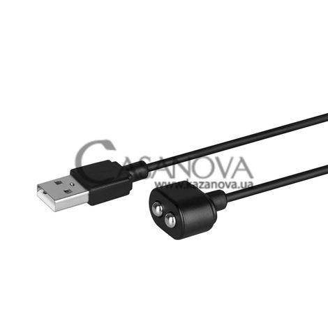 Основне фото Магнітний зарядний кабель USB Satisfyer USB Charging Cable чорний 110 см