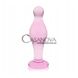 Дополнительное фото Стеклянный фаллоимитатор LoveToy Glass Romance Dildo розовый 11,4 см