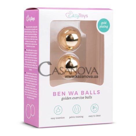 Основное фото Вагинальные шарики EasyToys Ben Wa Balls ET23179 золотистые
