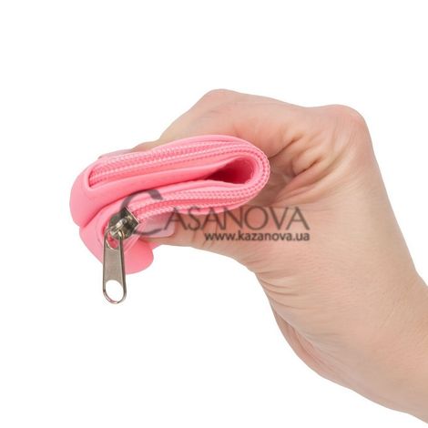 Основное фото Сумка для хранения секс-игрушек PowerBullet Silicone Storage Zippered Bag розовая