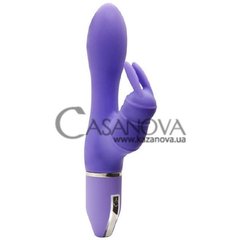 Основное фото Rabbit-вибратор Purrfect Silicone Deluxe Vibe фиолетовый 15 см