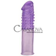Основное фото Удлиняющая насадка Mega Stretch Penis Extension фиолетовая 16,5 см