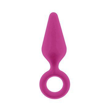 Основне фото Анальна пробка Dream Toys Flirts Pull Plug Small рожева 8,5 см