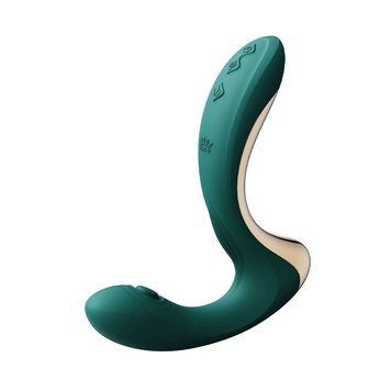 Основное фото Вибратор для точки G c насадкой Zalo Talis G-Spot PulseWave Vibrator зелёный 14,5 см