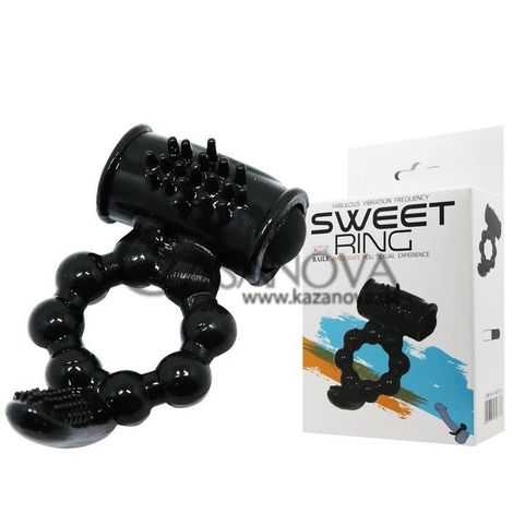 Основное фото Кольцо-стимулятор Sweet Ring BI-0503 чёрное