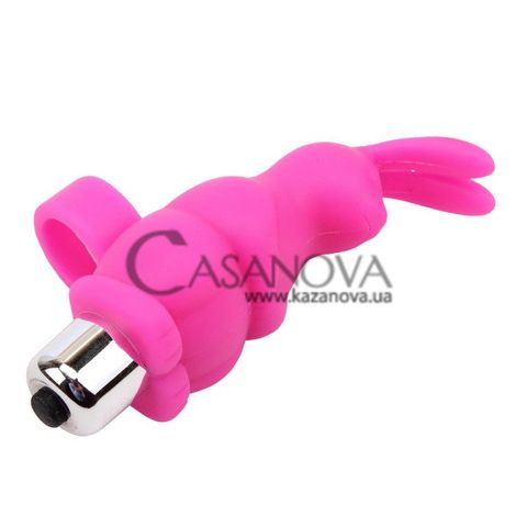 Основное фото Вибронасадка с кольцом Sweetie Rabbit розовый 10 см