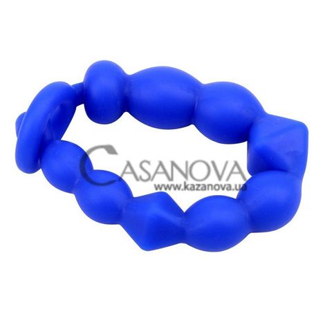 Основное фото Анальная цепочка Fun Creation Bendy Beads синяя 24,6 см