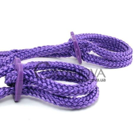 Основное фото Наручники Japanese Silk Love Rope Ankle Cuffs фиолетовые