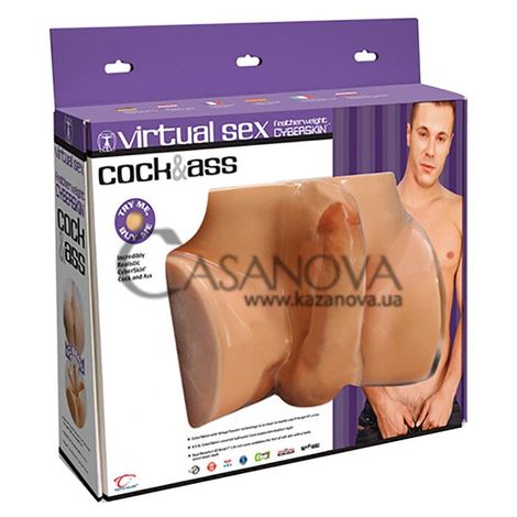 Основное фото Искусственный член и анус Virtual Sex Cock & Ass телесный