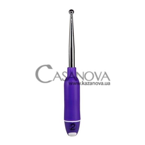 Основное фото Клиторальный вибратор Clit Stimulation серебристо-фиолетовый 16,5 см