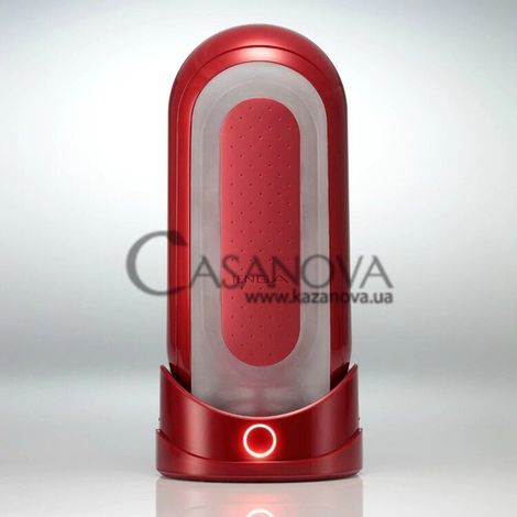 Основное фото Мастурбатор с нагревателем Tenga Flip Zero Red Flip Warming Set красный
