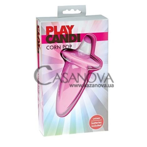 Основне фото Анальна пробка з вібрацією Play Candi Corn Pop рожева 10 см