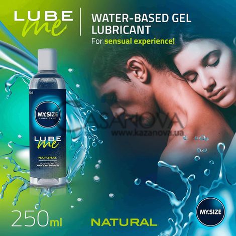 Основное фото Лубрикант на водной основе My.Size Lube Me Natural 250 мл