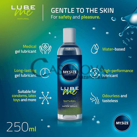 Основное фото Лубрикант на водной основе My.Size Lube Me Natural 250 мл