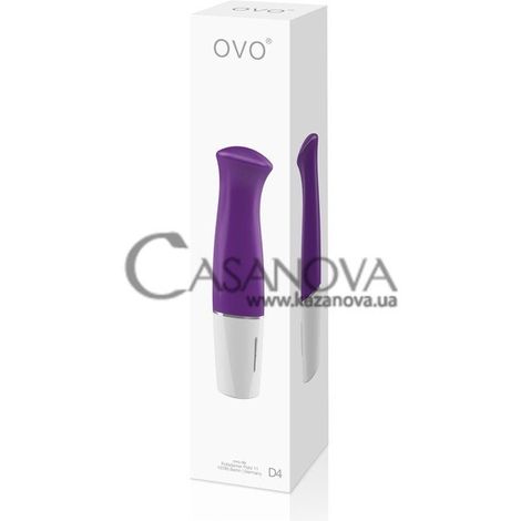 Основное фото Мини-вибратор OVO D4 фиолетовый 14 см