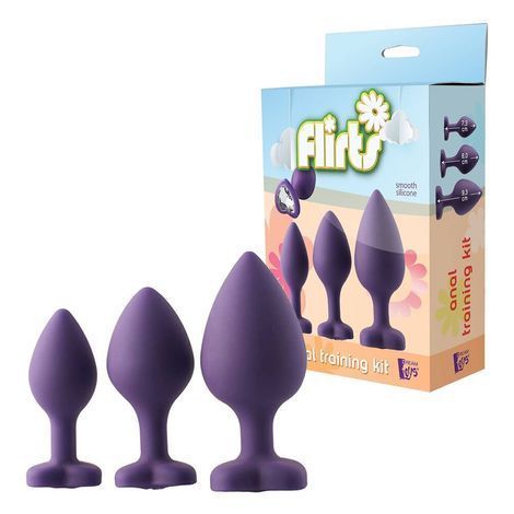 Основне фото Набір анальних пробок Flirts Dream Toys фіолетовий