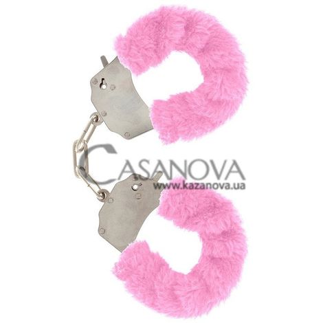 Основне фото Наручники з плюшем Furry Fun Cuffs рожеві
