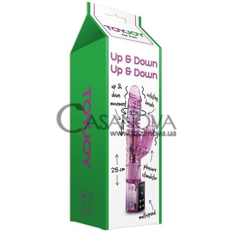 Основное фото Rabbit-вибратор Up & Down фиолетовый 28 см