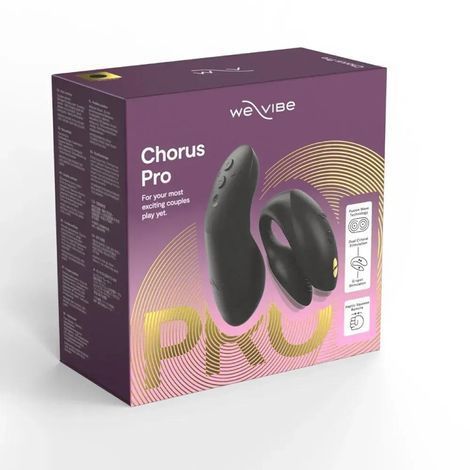 Основное фото Смарт-вибратор для пар We-Vibe Chorus Pro чёрный 8 см
