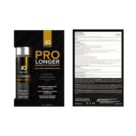 Основне фото Спрей-пролонгатор JO For Him Prolonger Maximum Strength 60 мл