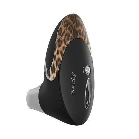 ᐉ Вакуумный стимулятор для клитора Womanizer W-500 чёрный с леопардовым ...