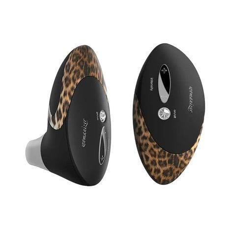 ᐉ Вакуумный стимулятор для клитора Womanizer W-500 чёрный с леопардовым ...