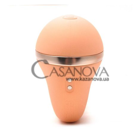 Основное фото Вакуумный вибратор Kistoy Tina Mini оранжевый 15 см