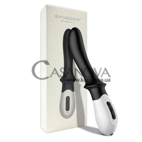 Основное фото Вибратор для точки G Boss of Toys Foxshow Silicone Prostate G-spot Massager чёрный 19,6 см