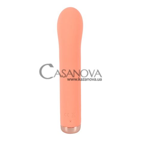 Основное фото Вибратор для точки G You2Toys Peachy Mini G-Spot Vibrator оранжевый 16,5 см