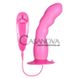 Дополнительное фото Вибратор для точки G Icy Bunny Vibe With Suction Cup розовый 18 см