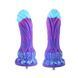 Додаткове фото Фалоімітатор-насадка Hismith 7.48" Silicone Dildo HSA140 Monster Series фіолетовий 19 см