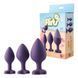 Додаткове фото Набір анальних пробок Flirts Dream Toys фіолетовий