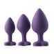 Додаткове фото Набір анальних пробок Flirts Dream Toys фіолетовий