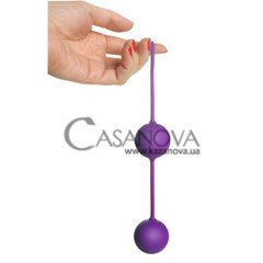 Основне фото Вагінальні кульки Twin Silicone фіолетові