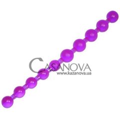 Основное фото Анальные бусы Queeny Sex Pearls фиолетовые 27 см