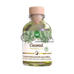 Основное фото Согревающий массажный интимный гель Intt Coconut Vegan кокос 30 мл