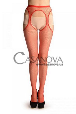 Основное фото Эротические колготки Gabriella Strip Panty 151 красные