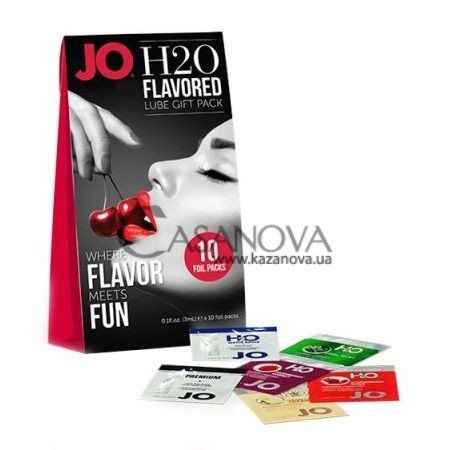 Основне фото Набір пробників JO H2O Flavored Lube Gift Pack 3 мл