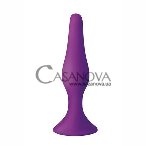 Основное фото Анальная пробка на присоске MAI Attraction №35 фиолетовая 15,5 см
