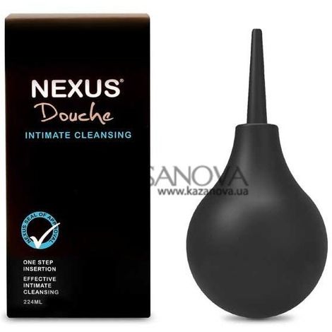 Основное фото Анальный стимулятор-клизма Nexus Anal Douche чёрный 12 см