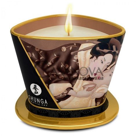 Основное фото Свеча для массажа Shunga Massage Candle шоколад 170 мл