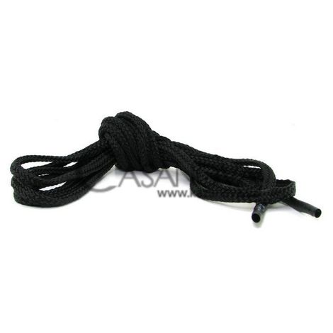 Основное фото Верёвка для бондажа Japanese Silk Love Rope чёрная 3 м