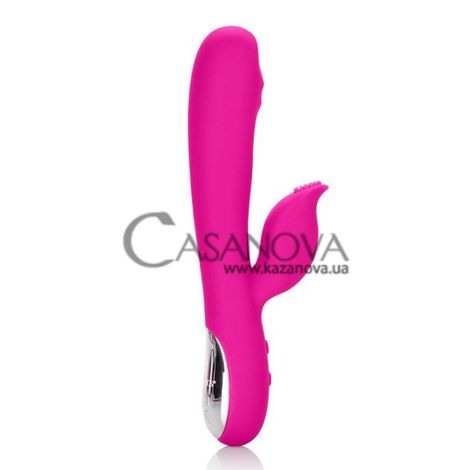 Основное фото Rabbit-вибратор Embrace Swirl Massager розовый 11 см