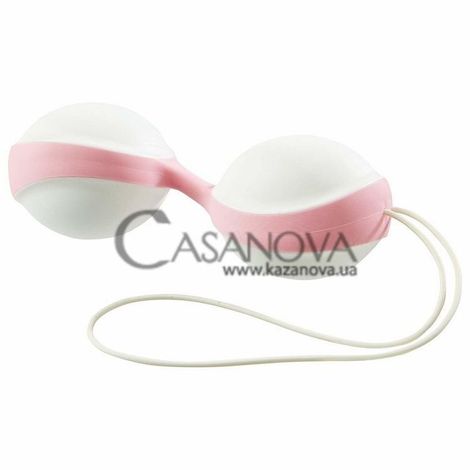 Основне фото Вагінальні кульки GymBalls Duo біло-рожеві