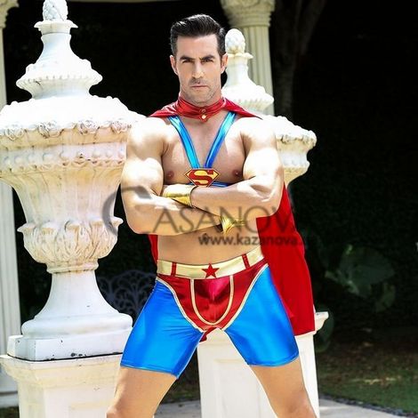 Основне фото Чоловічий костюм супермена Passion Готовий на все Стів