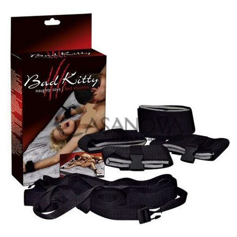 Основное фото Комплект для связывания Bad Kitty Naughty Toys Bed Shackles чёрный