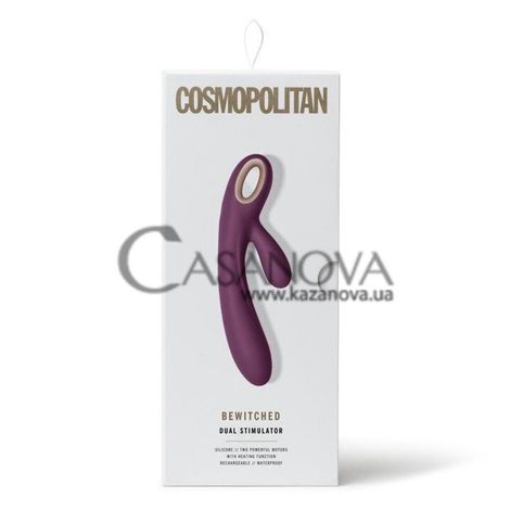Основное фото Согревающий Rabbit-вибратор Cosmopolitan Bewitched пурпурный 19 см