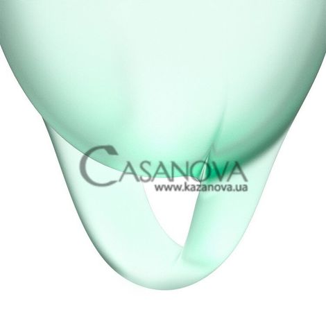 Основное фото Набор из 2 менструальных чаш Satisfyer Feel Confident зелёный
