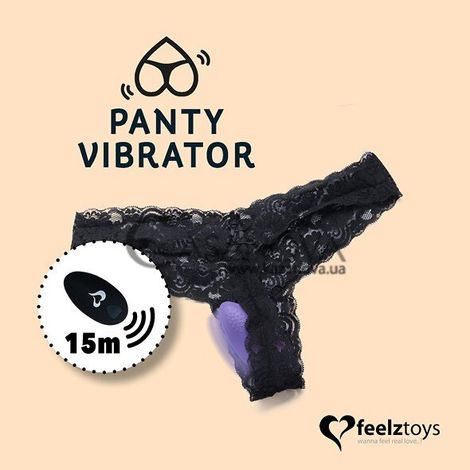 Основне фото Кліторальний стимулятор Feelztoys Panty Vibrator рожевий 10 см