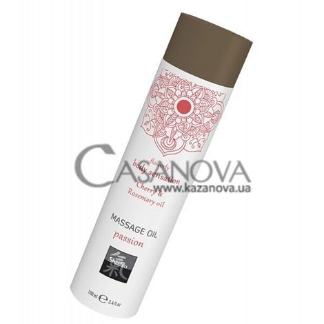 Основне фото Масажна олія Shiatsu Massage Oil Cherry & Rosemary Oil вишня та розмарин 100 мл